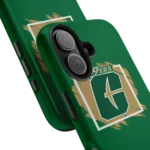 charlotte-49ers-brush-square-green-phone-case-best-selling.webp