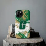 charlotte-49ers-brushstroke-clash-green-white-phone-case-best-selling.webp