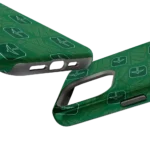 charlotte-49ers-chevron-squares-green-phone-case-best-selling.webp