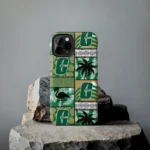 charlotte-49ers-flamingo-palm-trees-green-phone-case-best-selling.webp
