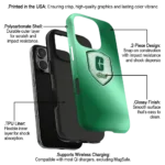 charlotte-49ers-shield-mesh-green-phone-case-best-selling.webp