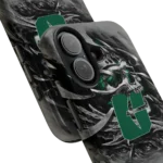 charlotte-49ers-skull-blades-green-gray-phone-case-best-selling.webp