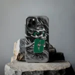 charlotte-49ers-skull-blades-green-gray-phone-case-best-selling.webp