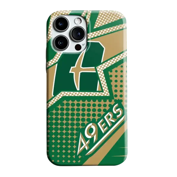 charlotte 49ers star outline green phone case best selling