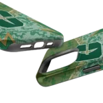 charlotte-49ers-striped-overlay-green-phone-case-best-selling.webp