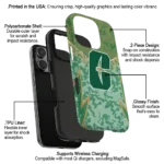 charlotte-49ers-striped-overlay-green-phone-case-best-selling.webp