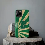 charlotte-49ers-sunburst-rays-green-phone-case-best-selling.webp