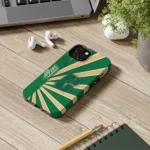 charlotte-49ers-sunburst-rays-green-phone-case-best-selling.webp