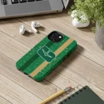 charlotte-49ers-textured-stripe-green-phone-case-best-selling.webp
