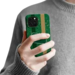 charlotte-49ers-textured-stripe-green-phone-case-best-selling.webp