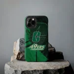 charlotte-49ers-web-overlay-green-phone-case-best-selling.webp