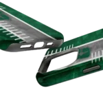 charlotte-49ers-yard-markers-green-gray-phone-case-best-selling.webp