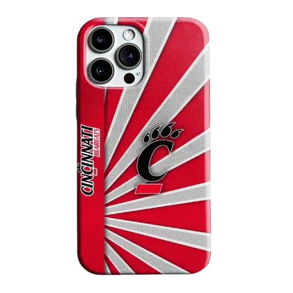 cincinnati bearcats sunburst rays red phone case best selling