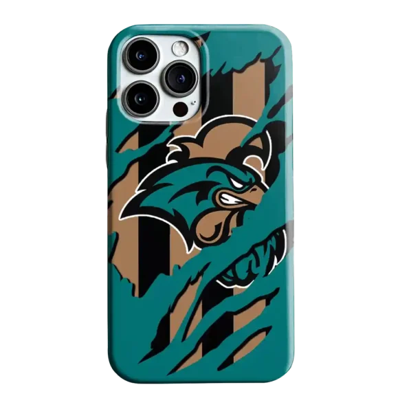 coastal carolina chanticleers claw scar green black phone case best selling