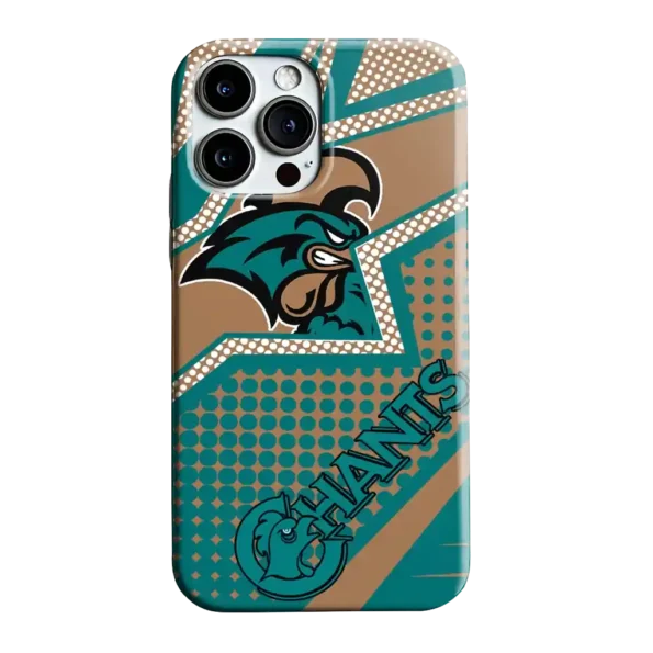 coastal carolina chanticleers star outline green phone case best selling