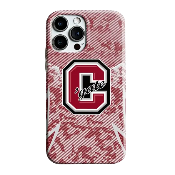 colgate raiders striped overlay maroon phone case best selling