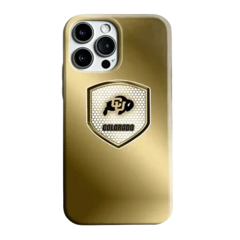 Colorado Buffaloes Shield Mesh Gold Phone Case