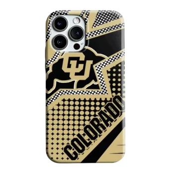 Colorado Buffaloes Star Outline Gold Phone Case
