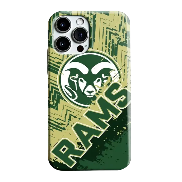colorado state rams abstract zigzag green phone case best selling