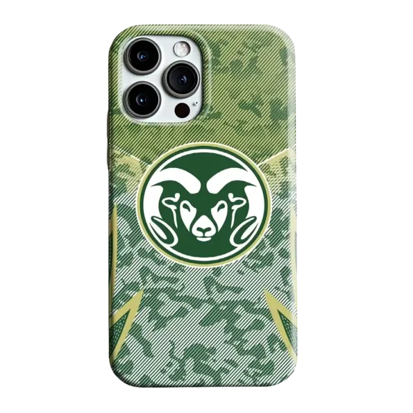 colorado state rams striped overlay green phone case best selling