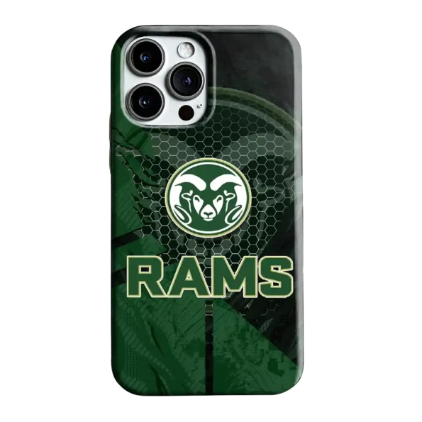 colorado state rams web overlay green phone case best selling