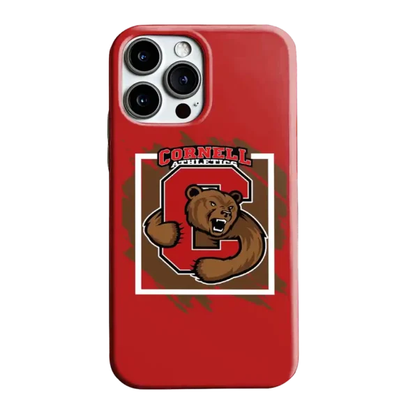 cornell big red brush square red phone case best selling