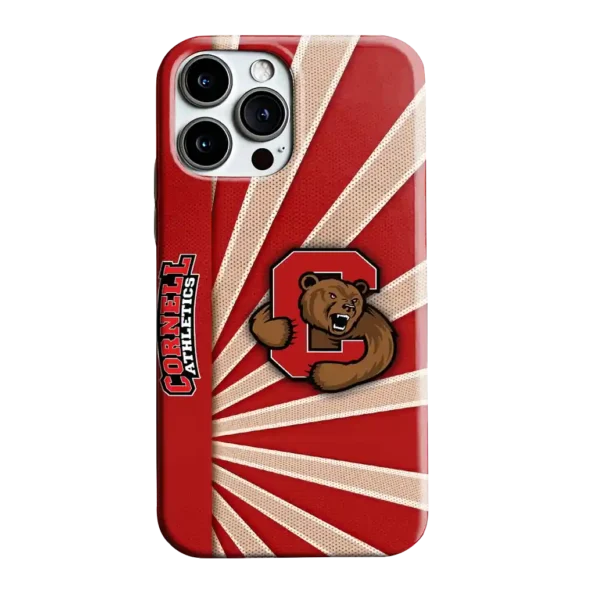 cornell big red sunburst rays red phone case best selling