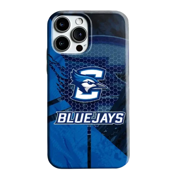 creighton bluejays web overlay blue phone case best selling
