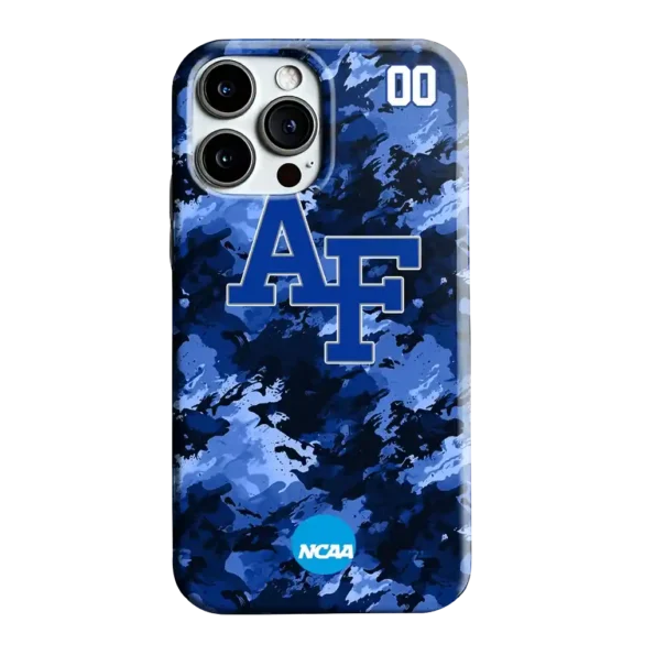 custom air force falcons camo abstract blue phone case best selling