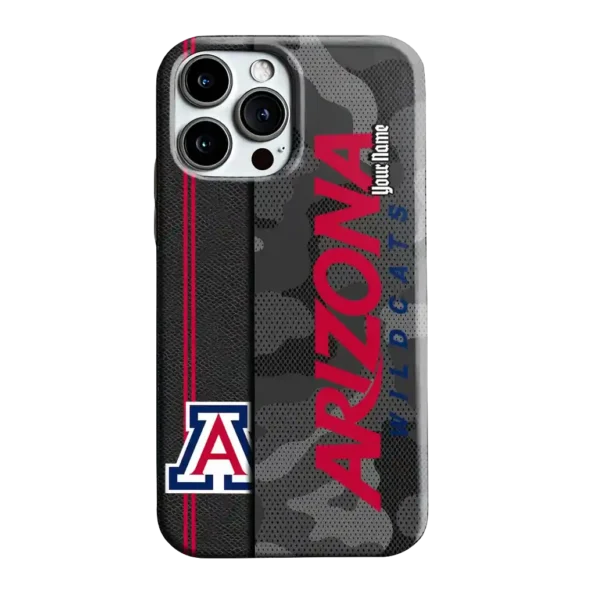 custom arizona wildcats camouflage stealth red gray phone case best selling