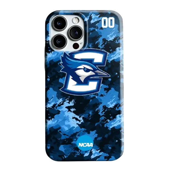 custom creighton bluejays camo abstract blue phone case best selling