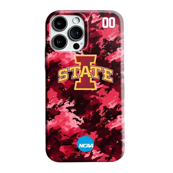 custom iowa state cyclones camo abstract red phone case best selling
