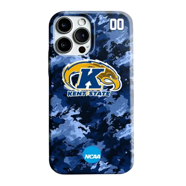 custom kent state golden flashes camo abstract navy blue phone case best selling