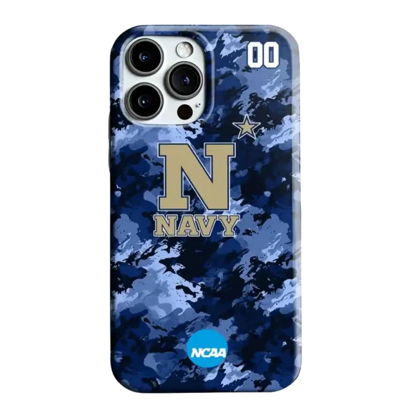 custom navy midshipmen camo abstract blue phone case best selling