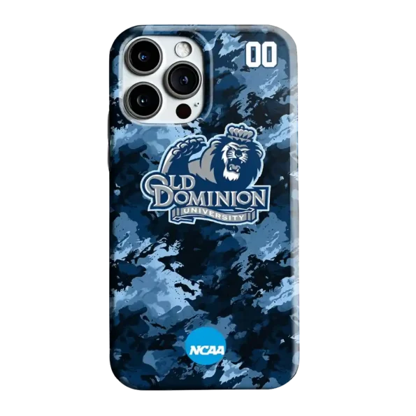custom old dominion monarchs camo abstract blue phone case best selling