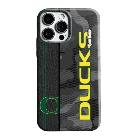 custom oregon ducks camouflage stealth green gray phone case best selling