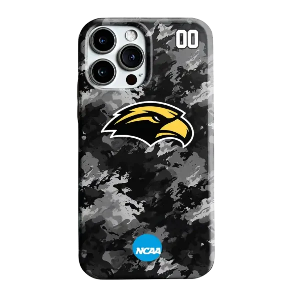 custom southern miss golden eagles camo abstract black phone case best selling