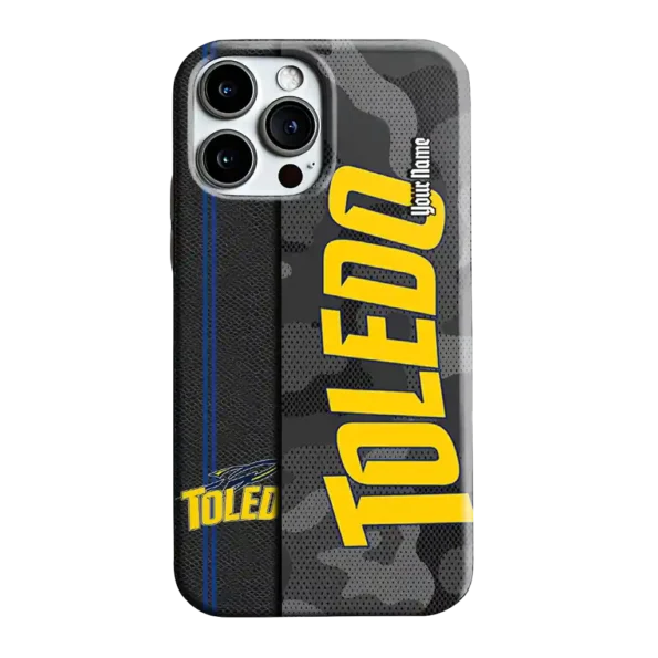 custom toledo rockets camouflage stealth blue gray phone case best selling