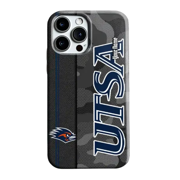 custom utsa roadrunners camouflage stealth orange gray phone case best selling