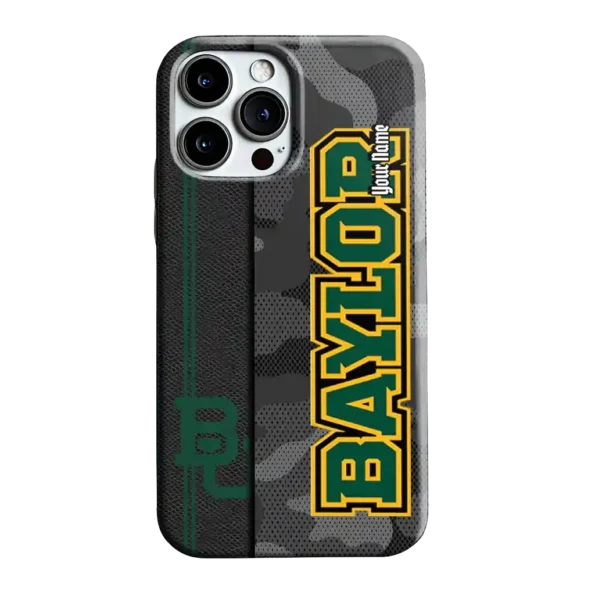customized baylor bears camouflage stealth green gray phone case best selling