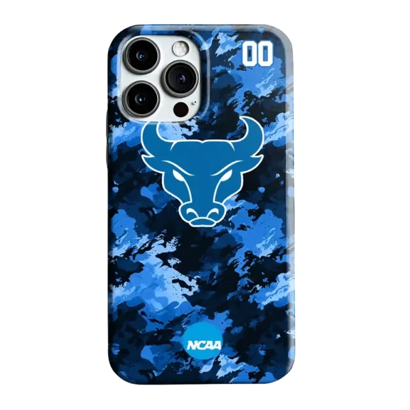 customized buffalo bulls camo abstract royal blue phone case best selling