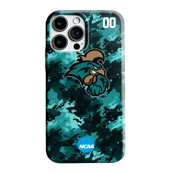 customized coastal carolina chanticleers camo abstract green phone case best selling