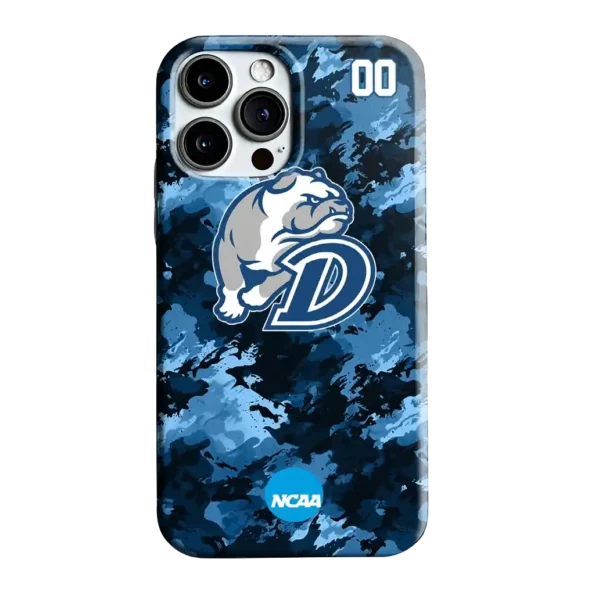 customized drake bulldogs camo abstract blue phone case best selling