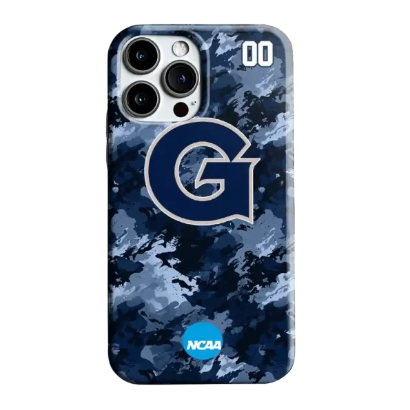customized georgetown hoyas camo abstract blue phone case best selling