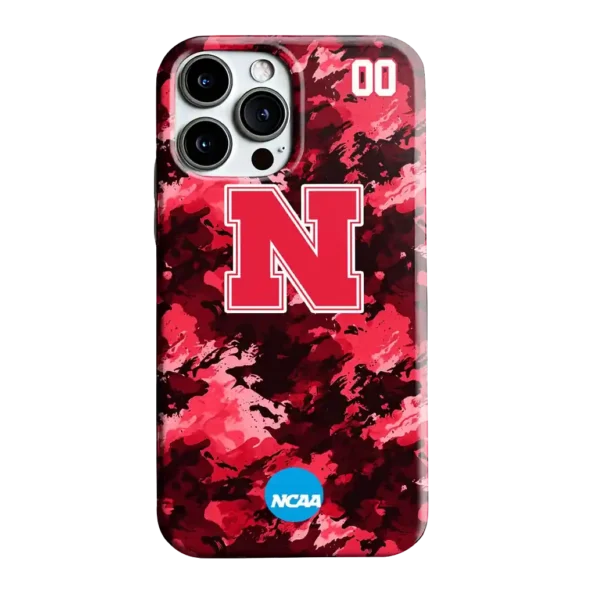 customized nebraska cornhuskers camo abstract red phone case best selling