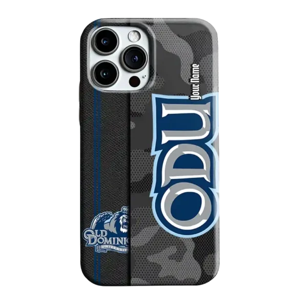 customized old dominion monarchs camouflage stealth blue gray phone case best selling