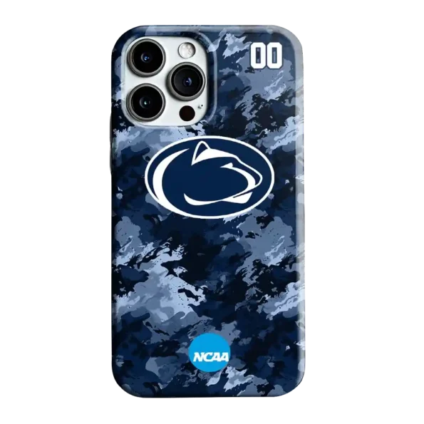 customized penn state nittany lions camo abstract blue phone case best selling