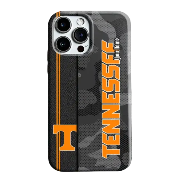 customized tennessee volunteers camouflage stealth orange gray phone case best selling
