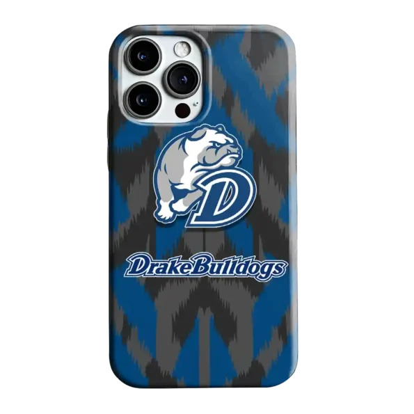 drake bulldogs chevron zigzag blue phone case best selling