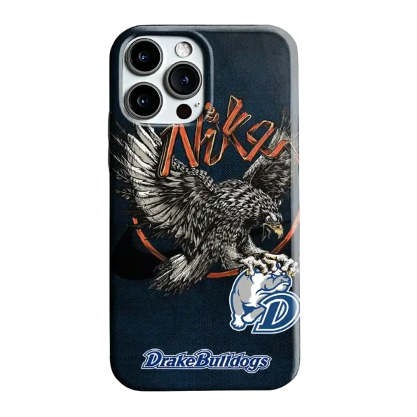drake bulldogs eagle soar blue phone case best selling